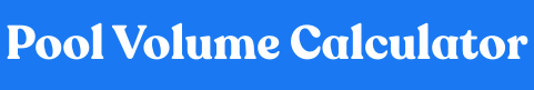 Pool Volume Calculator Logo Branding